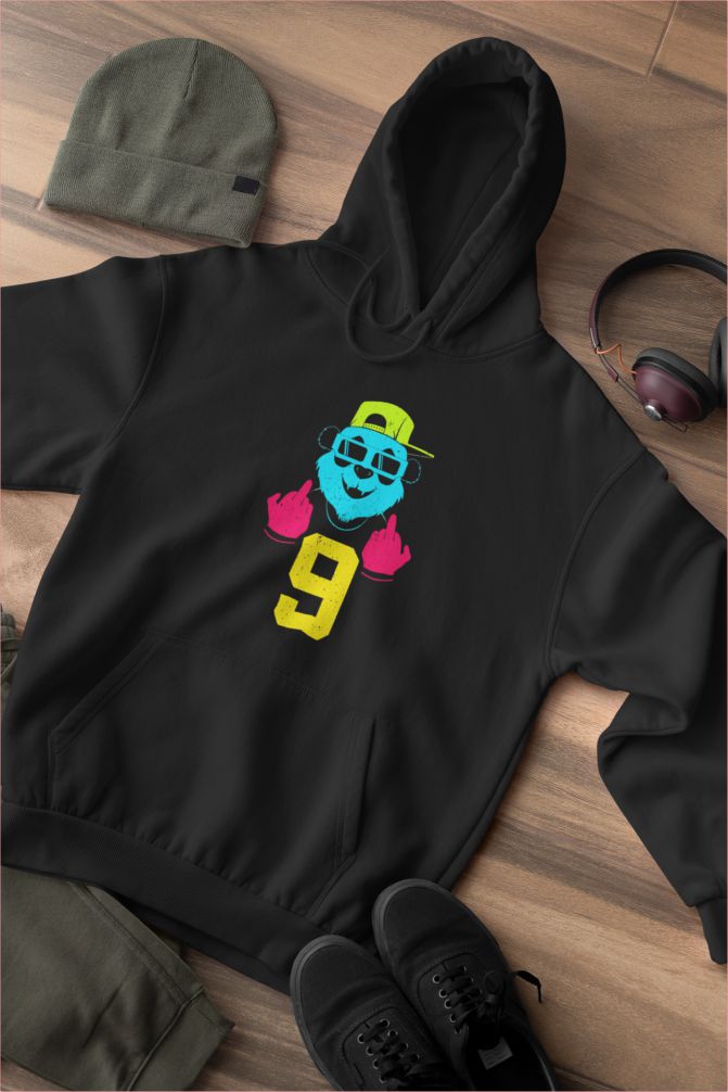 Chillin Bear Graphic Hoodie