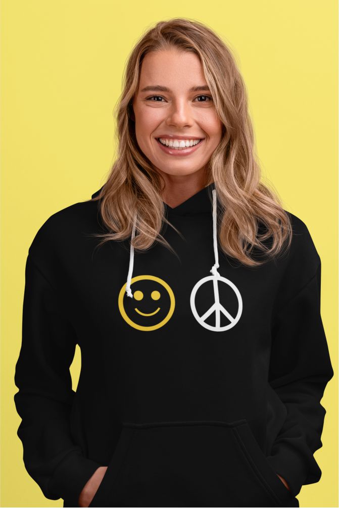 Smile Peace Women’s Casual Hoodie